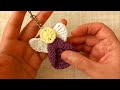 Angel keychain crochet | cute crochet keychain | crochet angel tutorial