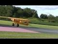 2/3 Scale 19FT Wingspan electric start Piper Cub flys NAMFI 2012 SMMAC