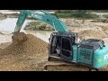 IF YOU LIKE IT, APPLAUSE YOUR HANDS..LIKE A STAR..CHILDREN'S TOY EXCAVATOR AT QUARRY STONE