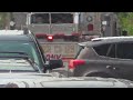 FDNY Ladder 129 responding to an auto accident