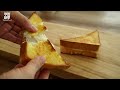 1 Minute Preparation Time! Egg Coated Super Crispy Toast!! Amazingly Easy and Delicious!