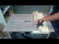 How To Make A Crosscut sled for homemade table saw