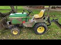 Vintage Garden Tractor Update! 1978 John Deere 316