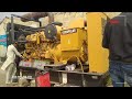 Diesel Generator C-18 550kva load testing.