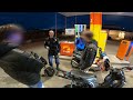 KTM EXC 125 STOPPED BY POLICE (Slider, Ludix 70cc)