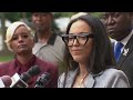 Angela Rye attends Mosby hearing