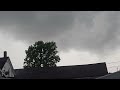 RAW VIDEO 5/7/2024: Directly under a forming tornado