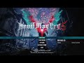 Devil May Cry 5 Main Menu with DmC Vergil