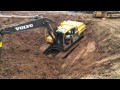 Trackhoe Accident! Excavator Fell into Hole! Two Excavators and a Dozer to Rescue! Caterpillar