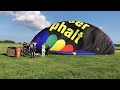 Blowing up the Air balloon￼