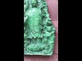 Jadeite statue .