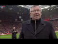 Sir Alex Ferguson's farewell speech