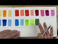 LUKAS AQUARELL 1862 Watercolors! First Time Swatch + Review!
