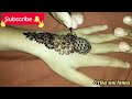 Tutorial henna weading simple