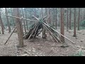Secret  campsite in the woods.