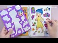 🌈PaperDIY🌈 Inside Out 2 Movie DIY Sticker Book with Anger, Joy, Sadness, Disgust, Fear #insideout