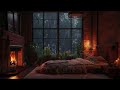 Comforting Rain on Window for Improved Sleep | Serene Rain on Glass for Meditation and Sleep