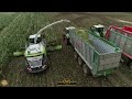 SCHLAMMSCHLACHT WIE SIE IM BUCHE STEHT Inkl. CLAAS XERION 12650 Maisernte auf schlammigen Lehmboden