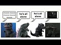 The day and night meme but with Godzilla defo real figures