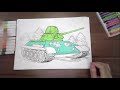 colorir O tanque azul número 17, episódio 1