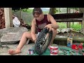 female mechanic: restoring a long-abandoned tortoise car_@Thaomechanical-z6n