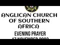 ANGLICAN CHURCH OF SOUTHERN AFRICA – EVENING PRAYER 17/11/2023