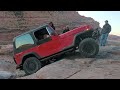 Supercharged YJ on 31's Slams The Devils Crack On Moab Rim