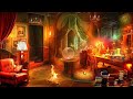 Hogwarts legacy -  Magic reading  room  night ambience