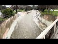 Water in the Arroyo Seco north of Via Marisol