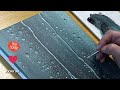 How to Draw Raindrop Effect / Acrylic Painting for Beginners