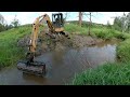 My New Excavator - Beaver Dam Removal With An Excavator No.173