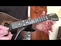 I’ll Fly Away, mandolin tutorial