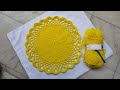 किरोसिया से थालपोश बनाना सीखें How To Crochet Thalposh, Woolen Rumal, Table cover Thalpos Doily