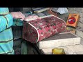 This Young Man Making Beautiful Sewing Machine Boxes || Sewing Machine Boxes Manufacturing Process