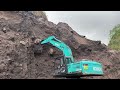 The cliff is too high for the excavator to reach, heavy equipment operators are overwhelmed