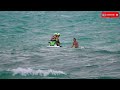 NEAR DROWNING RESCUE AT HAULOVER INLET ! | HAULOVER BOATS | WAVY BOATS