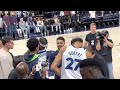 Minnesota Timberwolves player introductions