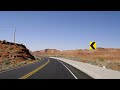 4K Scenic Drive to Monument Valley | Bluff to Kayenta on US-163, USA