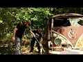 Abandoned VW Bus Rescued From Woods | Rare 1963 15 Window Volkswagen Deluxe | RESTORED