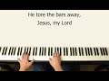 Christ Arose - piano instrumental hymn with lyrics