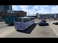 Euro Truck Simulator 2 Switzerland rework - 1.50 experimental beta BUS RIDE Geneve Zurich