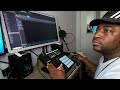 Music Producer Making A Cool Beat w Native Instruments MASCHINE mk3