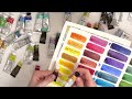 Creating The Ultimate Watercolour Palette! Narrowing My Collection Down To 50 Colours!!!