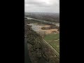 737 Flying low over Amsterdam City during storm landing on Oostbaan Schiphol