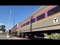 Railfanning MBTA Trains Around Beverly | Hornshows, Scenic Locations, and F40PH-3Cs | 10/13/2023