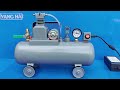 Homemade mini air compressor from pvc