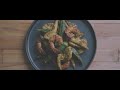 Shrimp and okra curry salad / No language barrier, cooking video