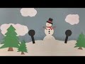 Skiing Paper Stop Motion Animation