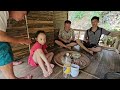 Police and villagers came to help with yard work, Harvest corn and cook - Single Mom life