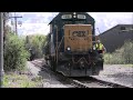Abandoned industrial railroad track restored to operation - Taunton, MA - 2023